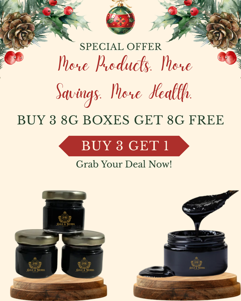 Buy 3 x 8g Shilajit and Get 1 x 8g Shilajit