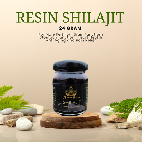 Shilajit Resin 24g - Gilgit-Baltistan Gold & Herbs